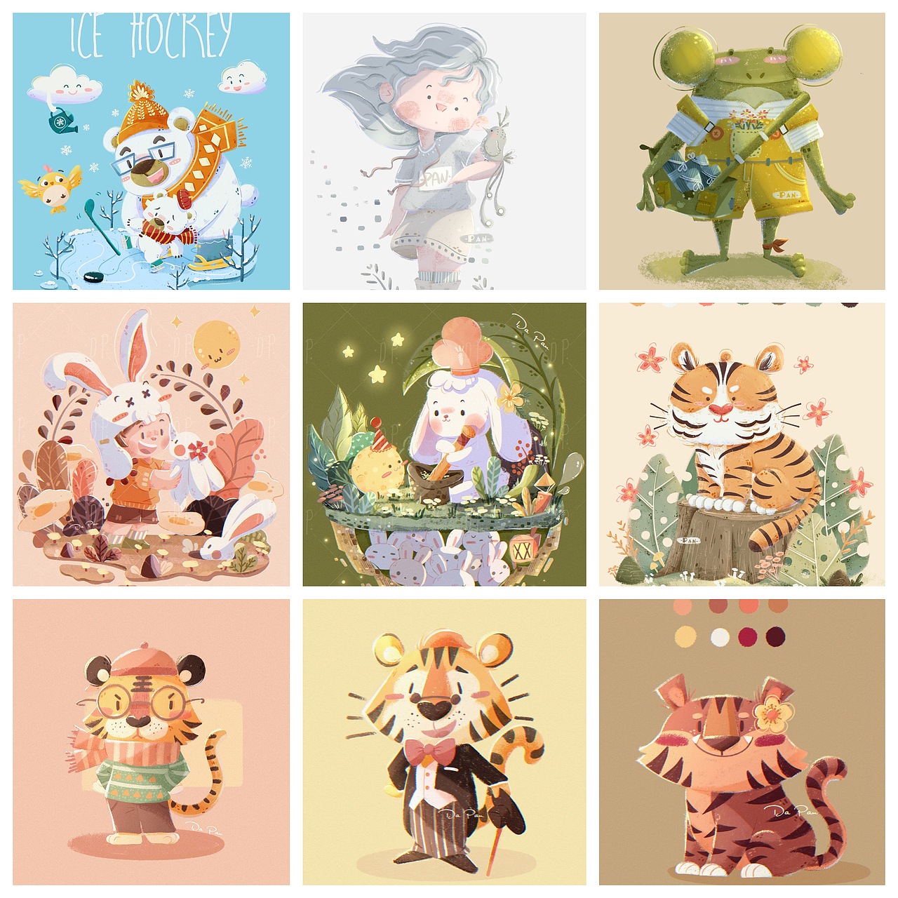 2021儿童插画作品合集