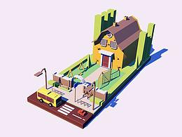 近期跟著視頻做圖01