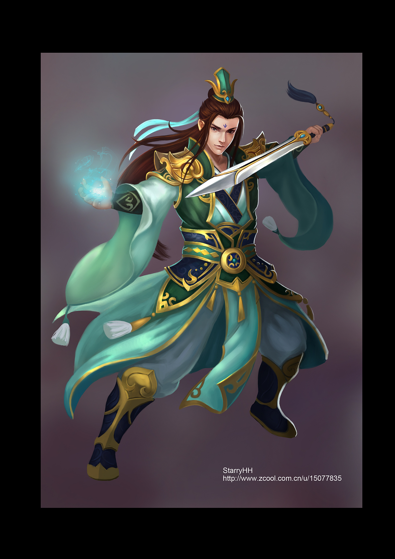 写实中国风人物原画设计（图ZNjgwODkyNDg=） - 游戏原画 - 站酷设计师StarryHH原创素材 - 站酷ZCOOL