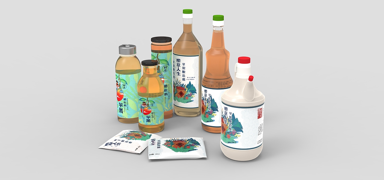 固泰集团产品新包装（图ZMTg1MDQ5NzUy） - 商业插画 - 站酷设计师神木君原创素材 - 站酷ZCOOL