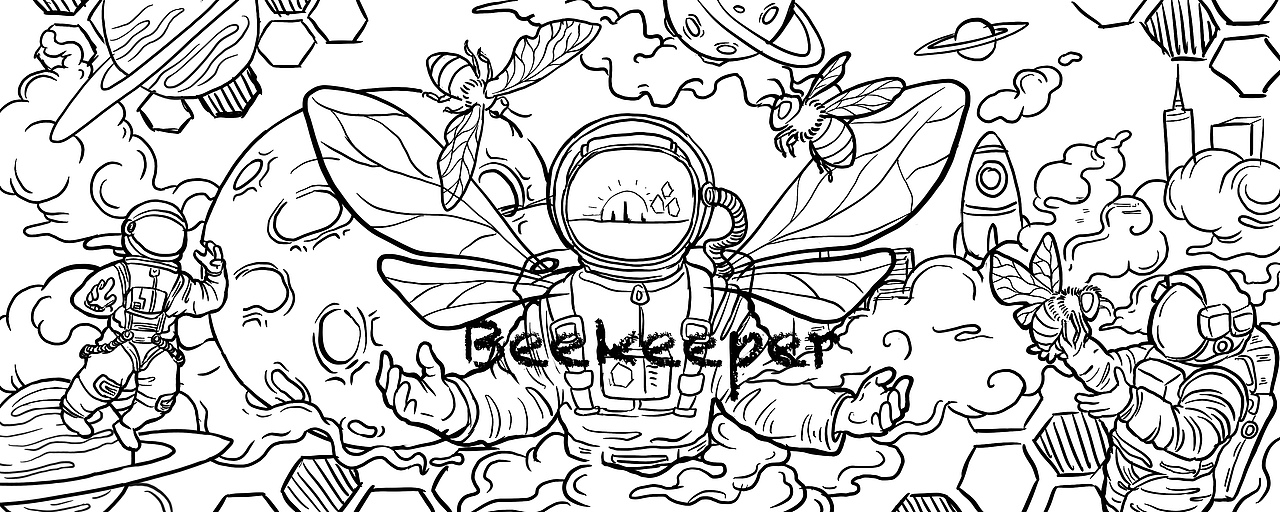 BEEKEEPER养丰人-鼠标垫（图ZMjQ0MjcwMDU2） - 商业插画 - 站酷设计师eva伊娃super原创素材 - 站酷ZCOOL