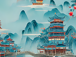 #站酷夢(mèng)筆#江南古鎮(zhèn)，Artgerm作品，WLOP作品，Rossdra