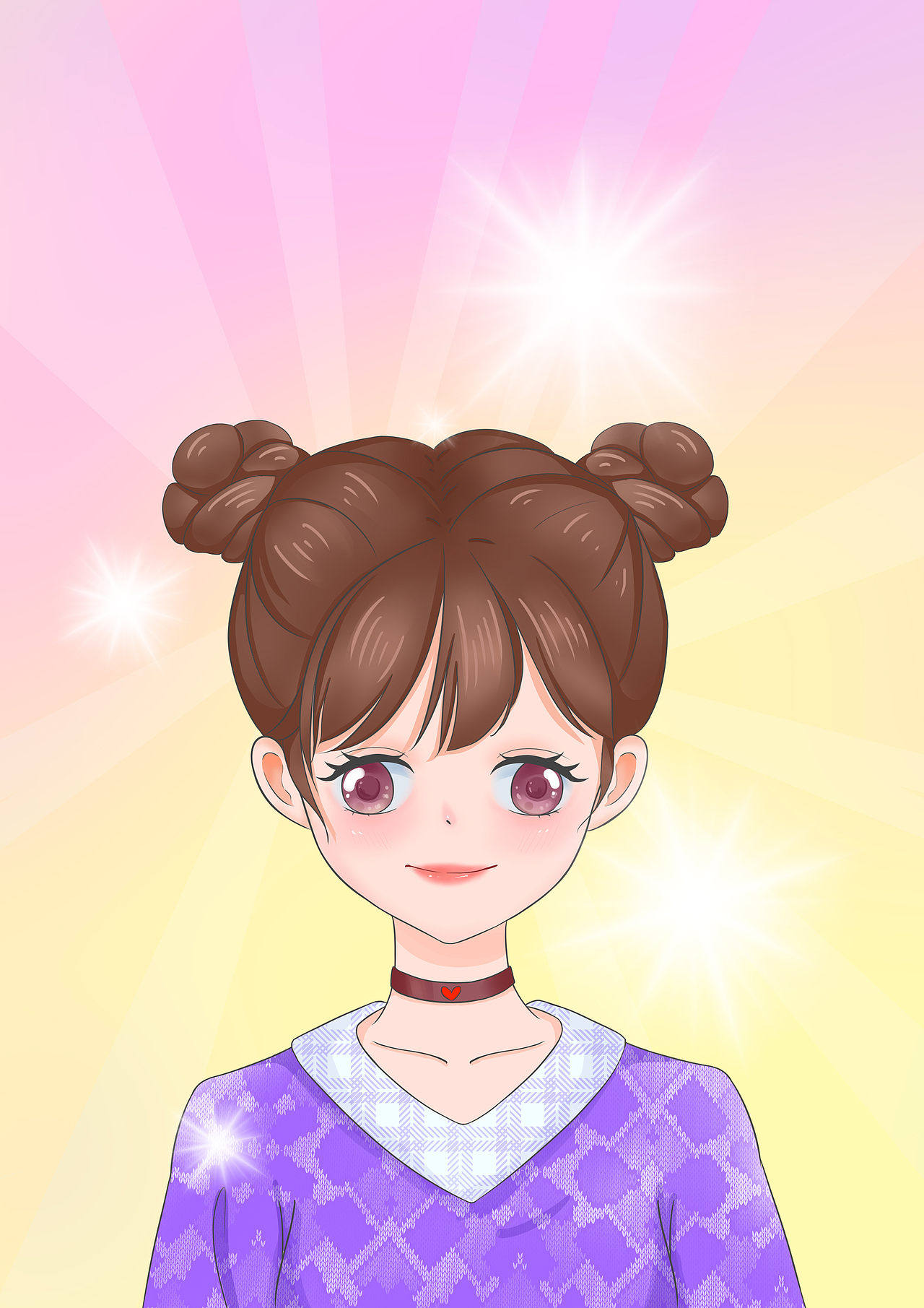 二次元少女（圖ZMjkyNzM3NDM2） - 創(chuàng)作習(xí)作 - 站酷設(shè)計(jì)師一點(diǎn)lkjh原創(chuàng)素材 - 站酷ZCOOL