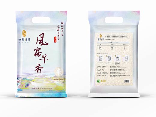 “侬家粮匠”崇明大米包装系列