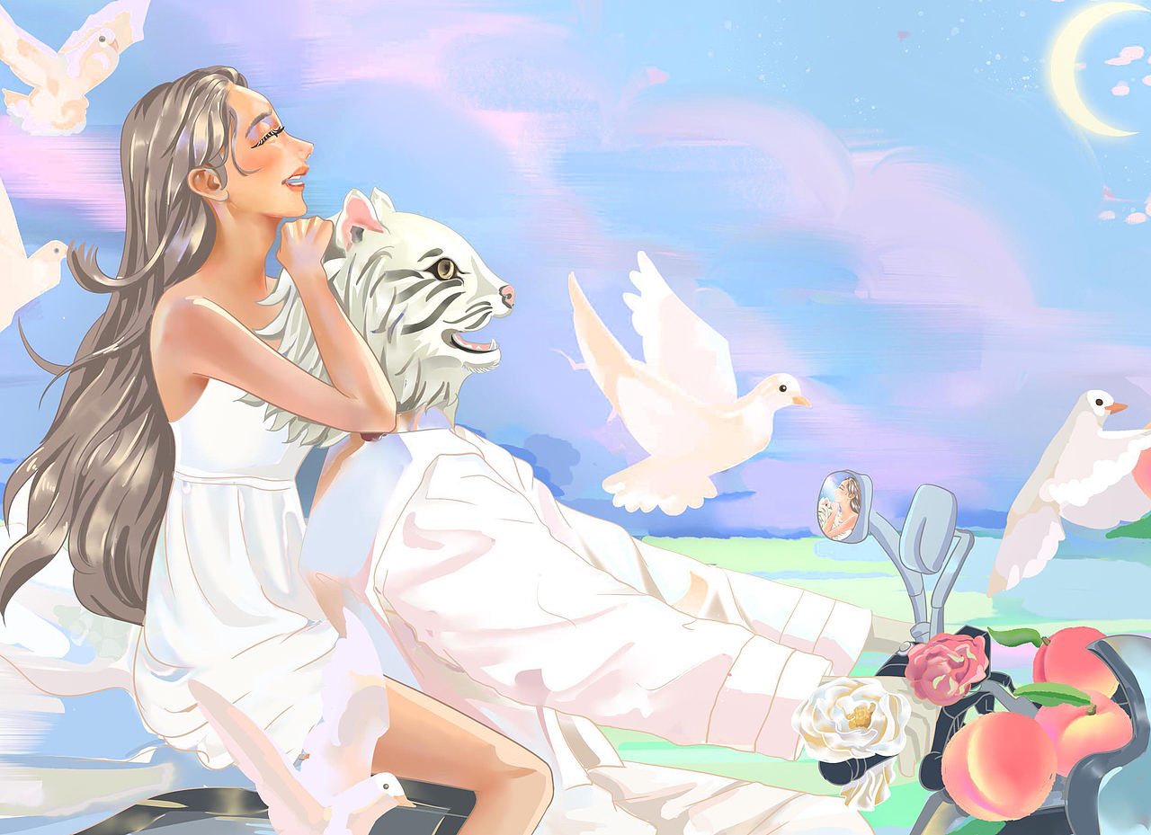 我心中的美好（图ZMzQwMzUxODk2） - 商业插画 - 站酷设计师画画的卢西原创素材 - 站酷ZCOOL