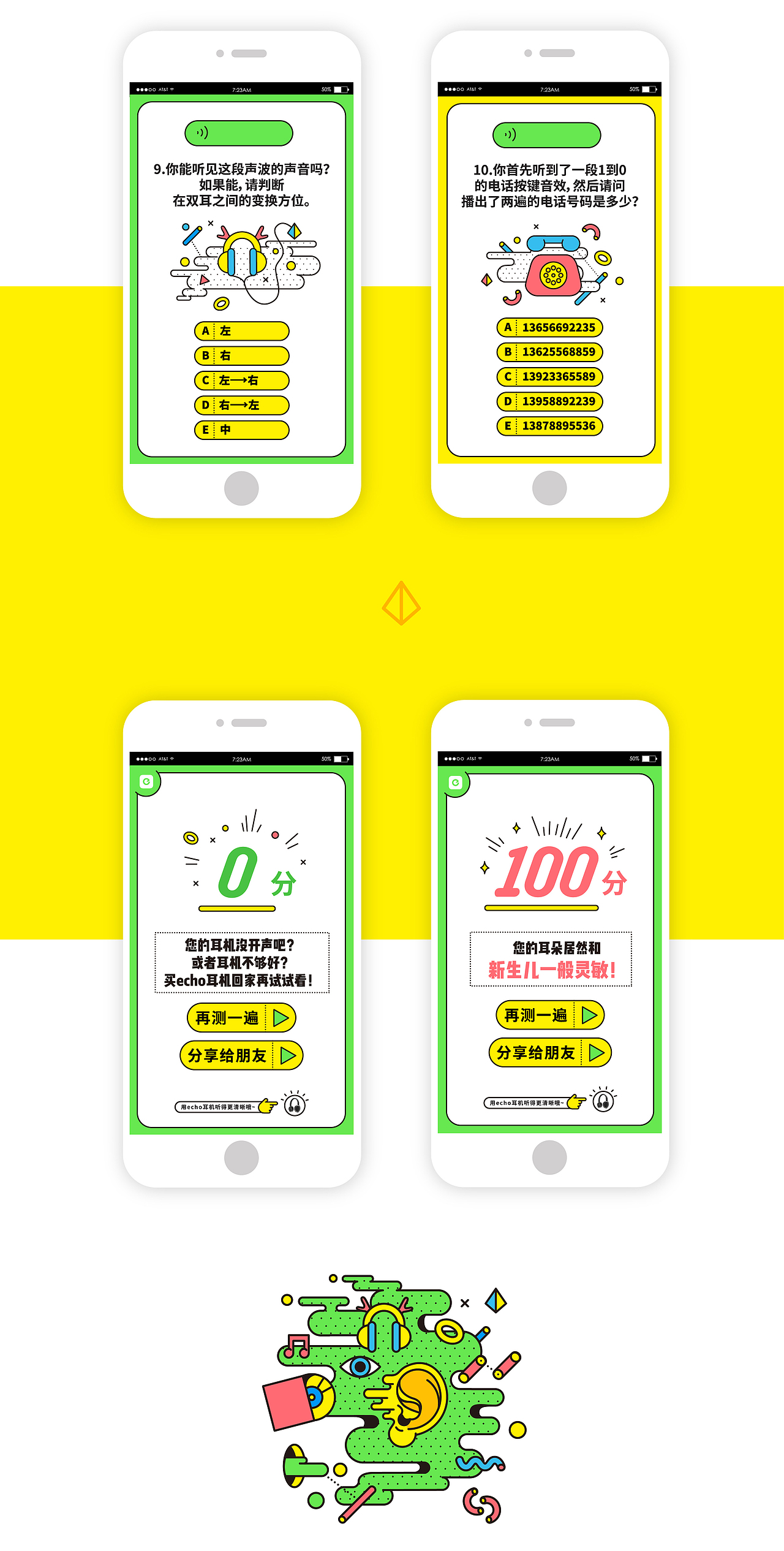 你知道自己耳朵的年龄吗？（图ZNzQ3MjgxMDg=） - 移动端网页 - 站酷设计师陈乐哎原创素材 - 站酷ZCOOL