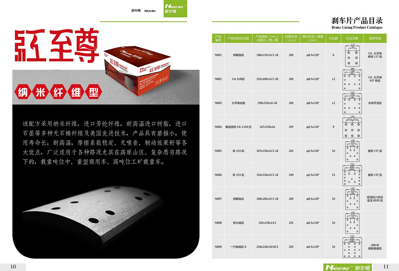 汽车配件刹车片画册平面设计