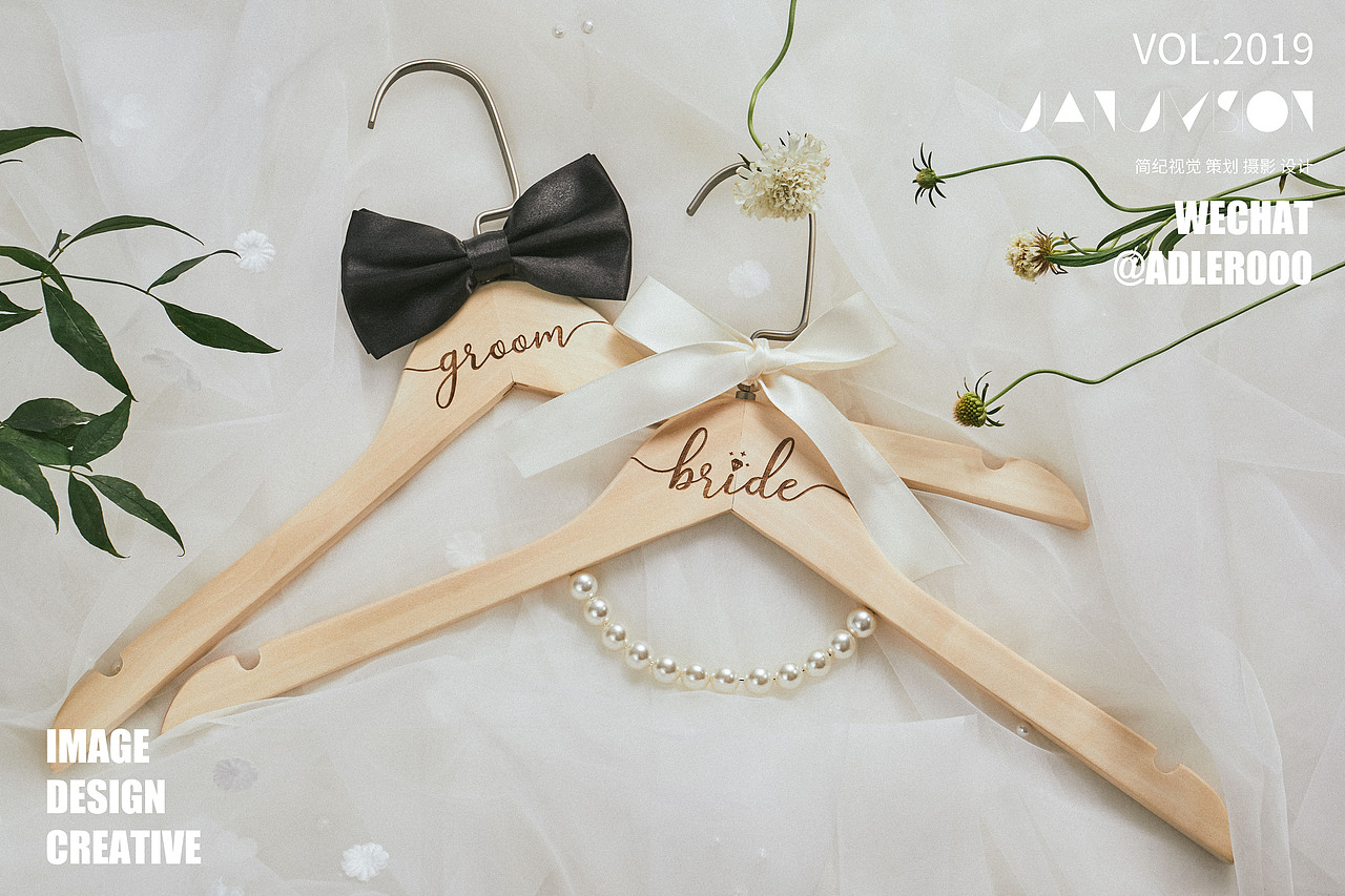 婚品拍摄 衣架