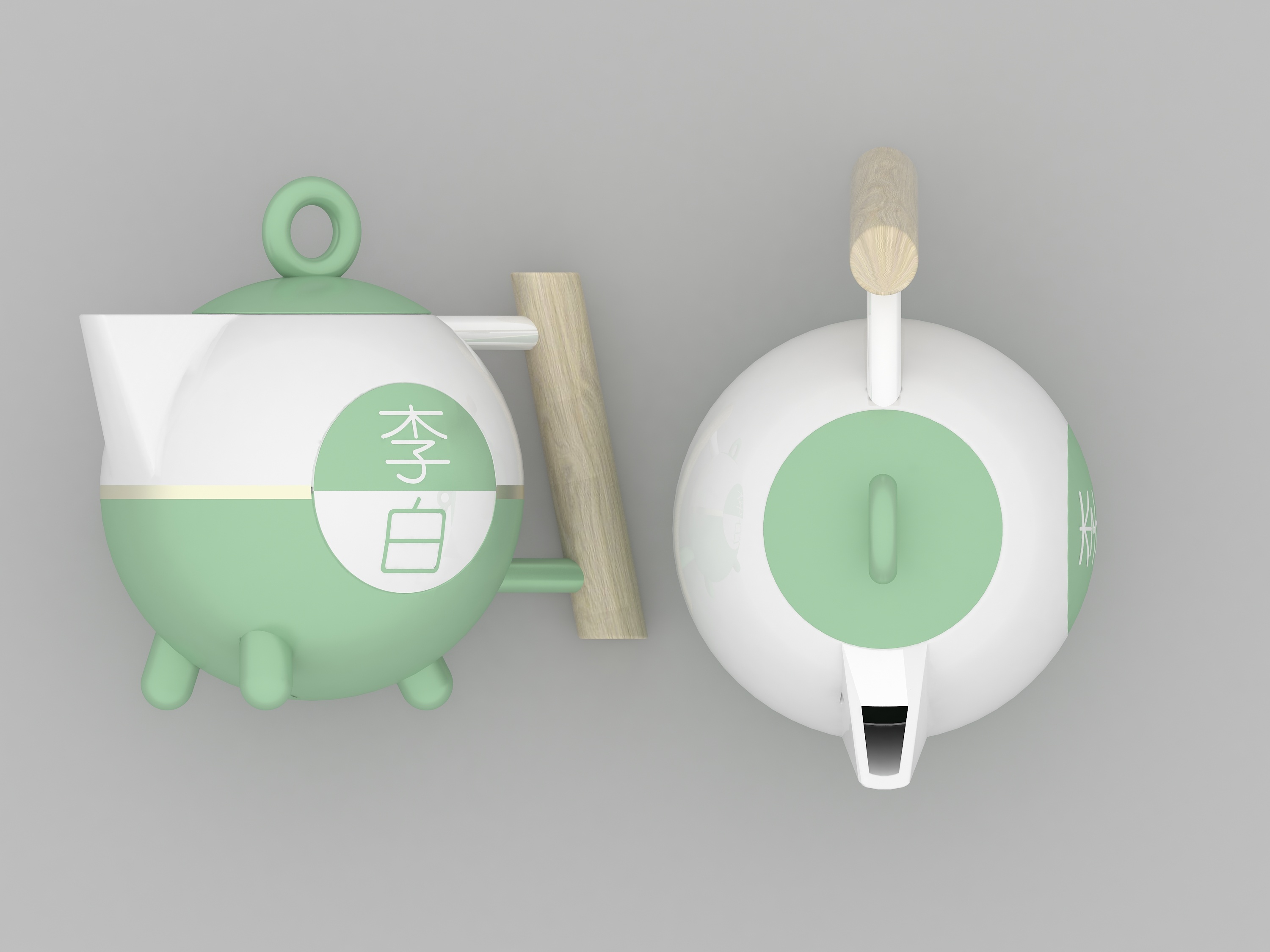 李白文创设计茶具类