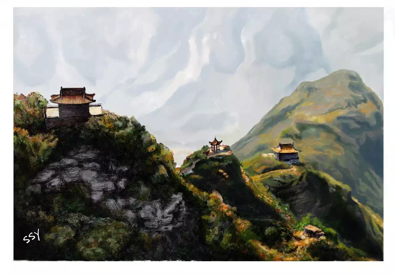 手绘（图ZMzk3NTAyMDA=） - 创作习作 - 站酷设计师陌町原创素材 - 站酷ZCOOL