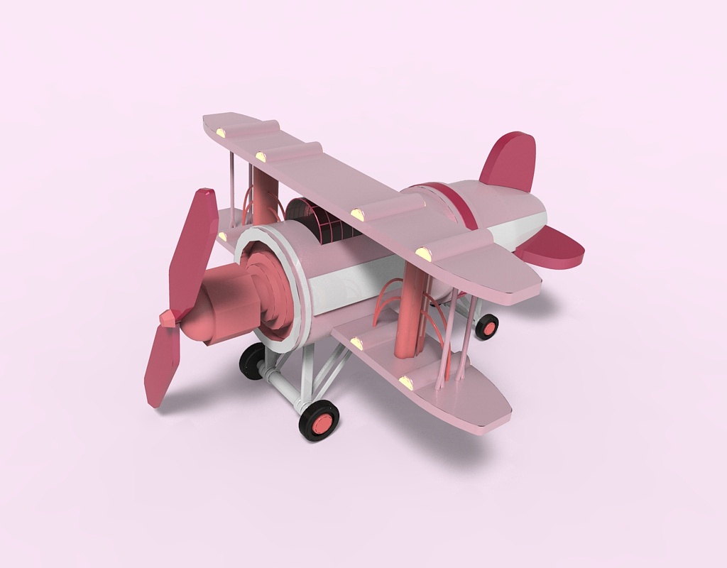 卡通飞机玩具矢量图图片素材免费下载 - 觅知网