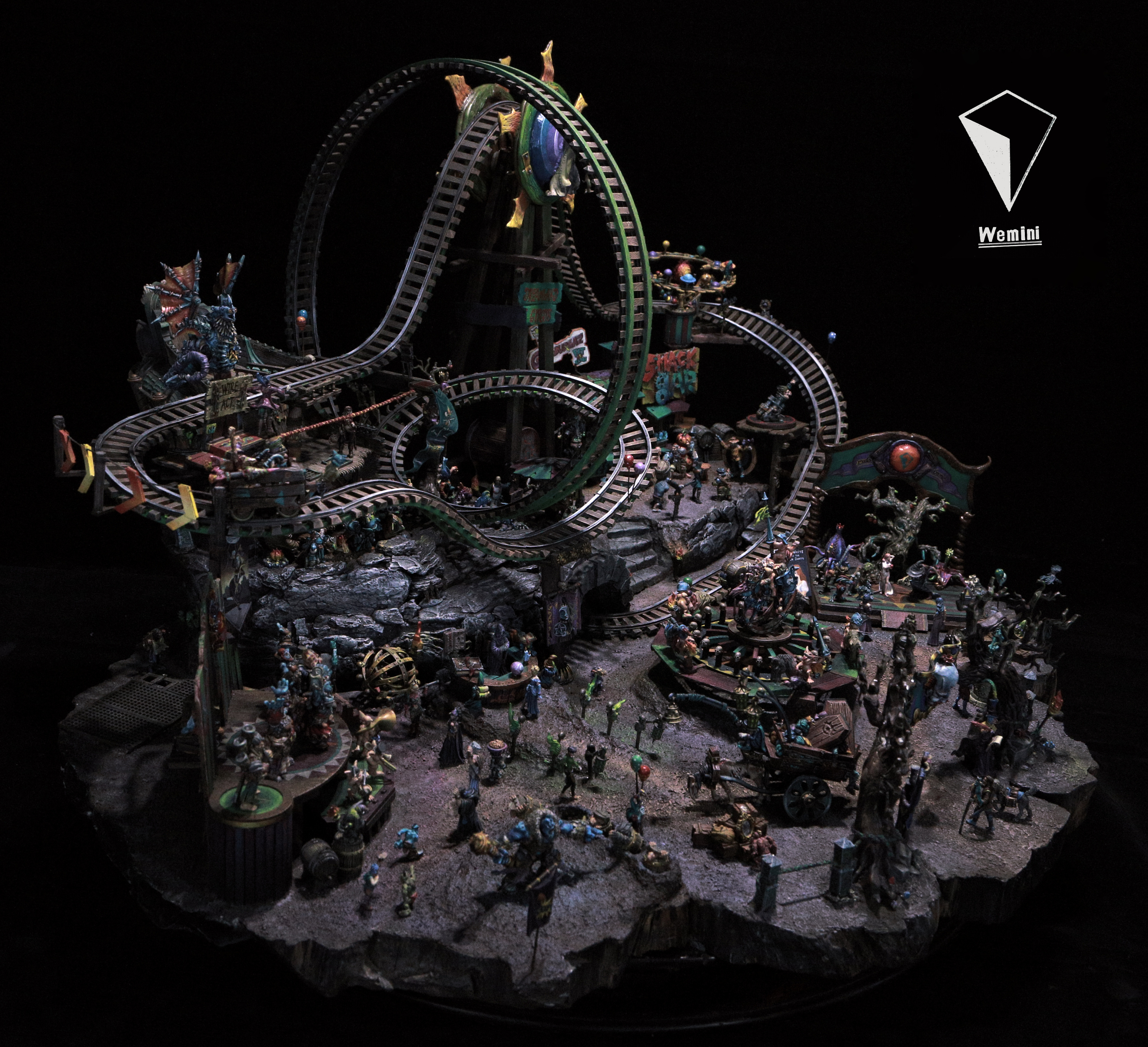 微缩场景——梦境马戏团|手工艺|手办/模玩|微匠工作室 - 原创作品