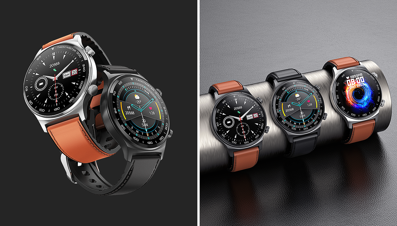 【 产品渲染 --- 智能手表工作渲染图 & keyshot 】