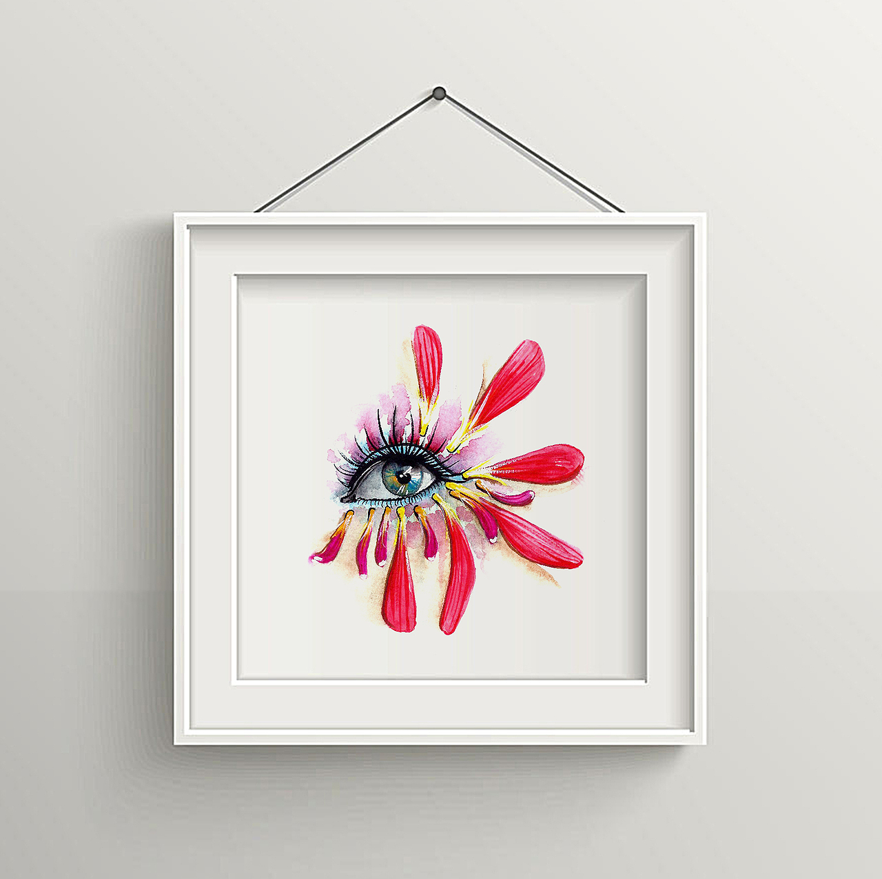 《眼》（图ZNzc5MDg5NDg=） - 商业插画 - 站酷设计师台风喜欢夏天原创素材 - 站酷ZCOOL