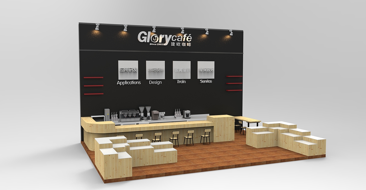 展位特装设计效果图+施工图+平面布局水电图（图ZNjQ3MjQxNzI=） - 展陈设计 - 站酷设计师Ashertan原创素材 - 站酷ZCOOL