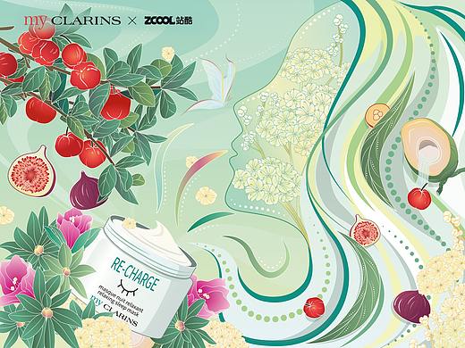 #my CLARINS 寻找天然好食肌#大自然的馈赠（个人主页-ZNTk0NTA3NzI=） - 海报 - 站酷设计师蔅汐o原创素材 - 站酷ZCOOL