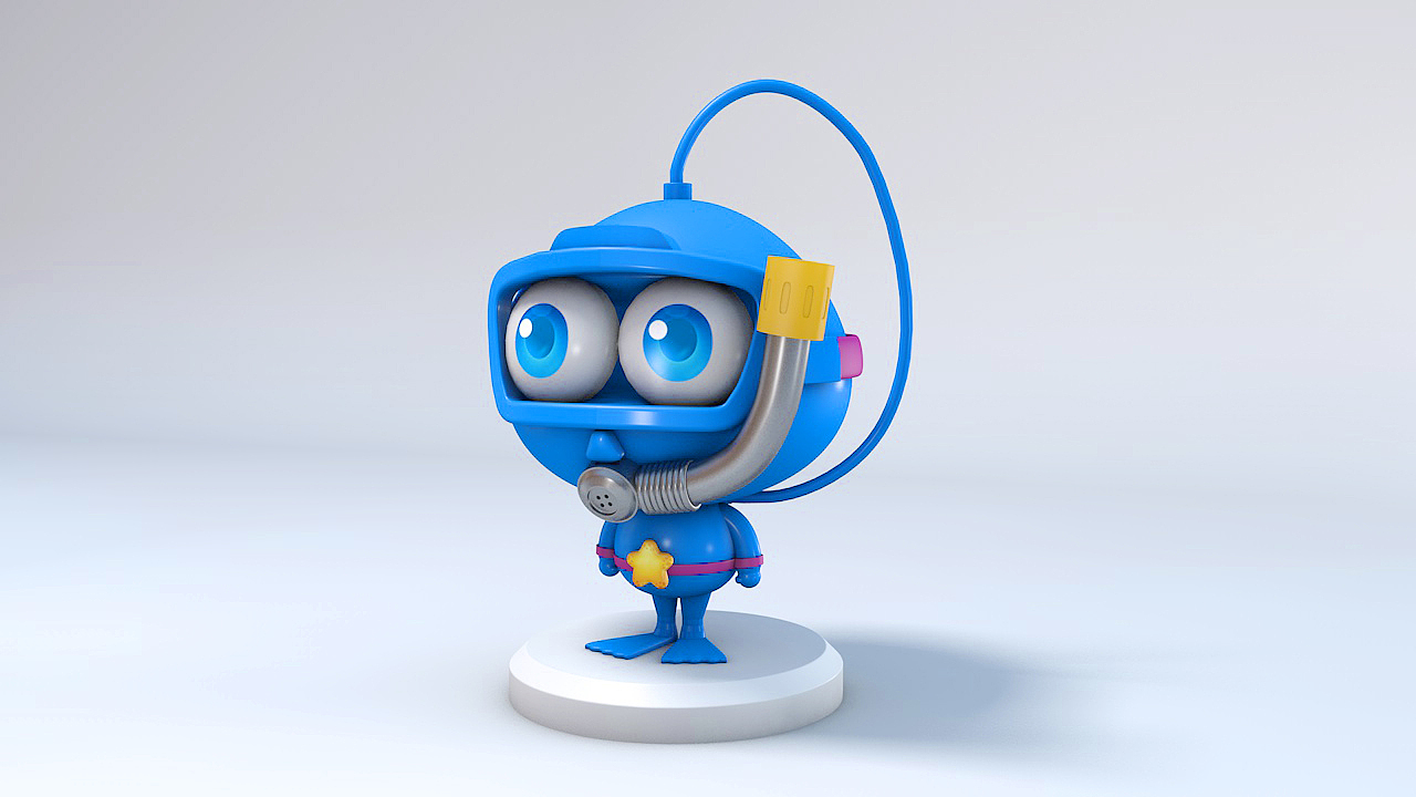 卡通潜水员（图ZMTA2NDA2NjQ4） - 人物/生物 - 站酷设计师wu87052071原创素材 - 站酷ZCOOL