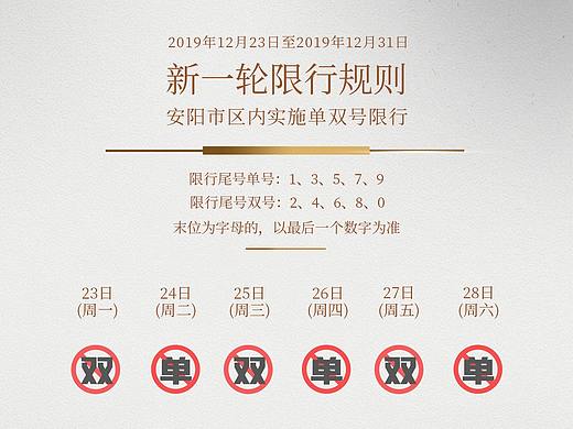 車輛限行通知（個人主頁-ZNDE3OTY2MDg=） - 海報 - 站酷設(shè)計師有咩醬原創(chuàng)素材 - 站酷ZCOOL