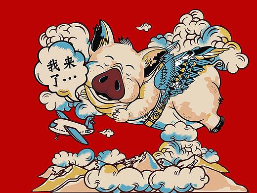 哇！behance上的这波“猪”操作，简直要承包你一年的设计灵感