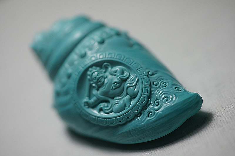 藏传八宝法螺不动明王护法