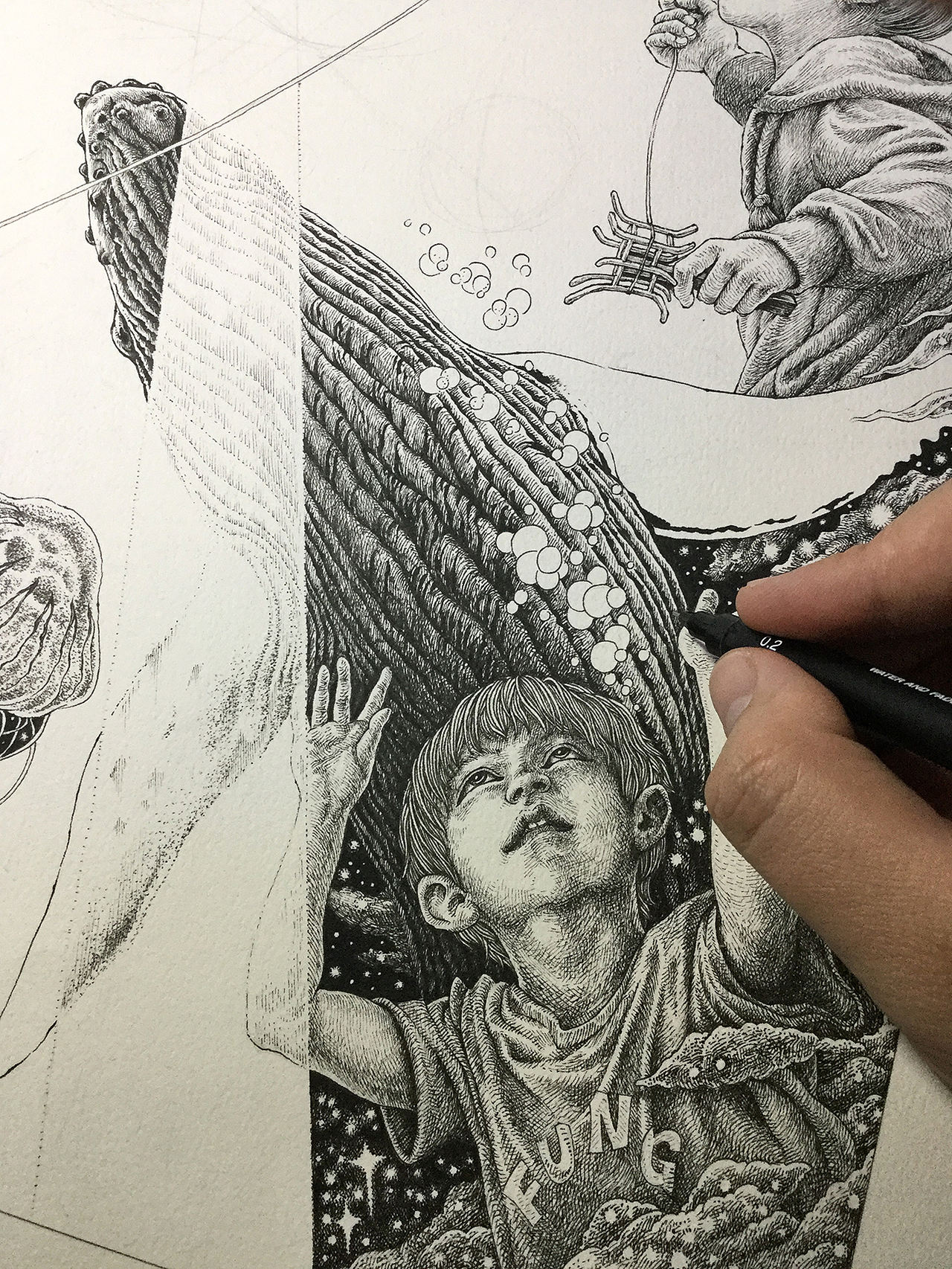 “窒息微观”系列五号试验作品——《J世界的侧立面》(图ZMTAyMTUxNjY0) - 绘画 - 站酷设计师傅淳强画者之旅原创素材 - 站酷ZCOOL