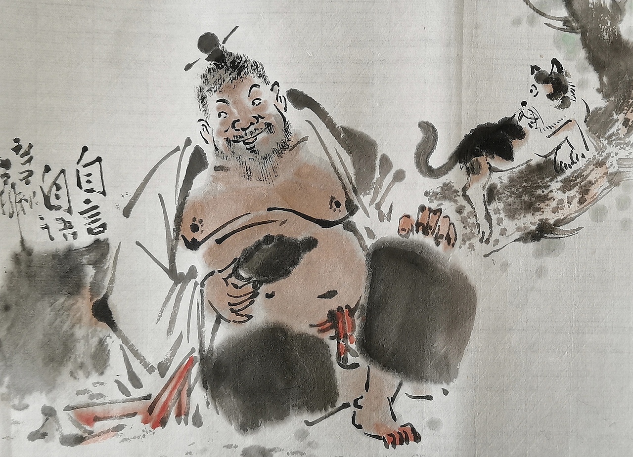 平生话不多 说于自己听（图ZMjY2NjkxNjcy） - 绘画 - 站酷设计师雪彬插画原创素材 - 站酷ZCOOL