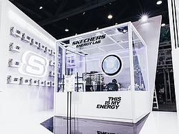 斯凯奇展会声控鞋盒包装插画设计