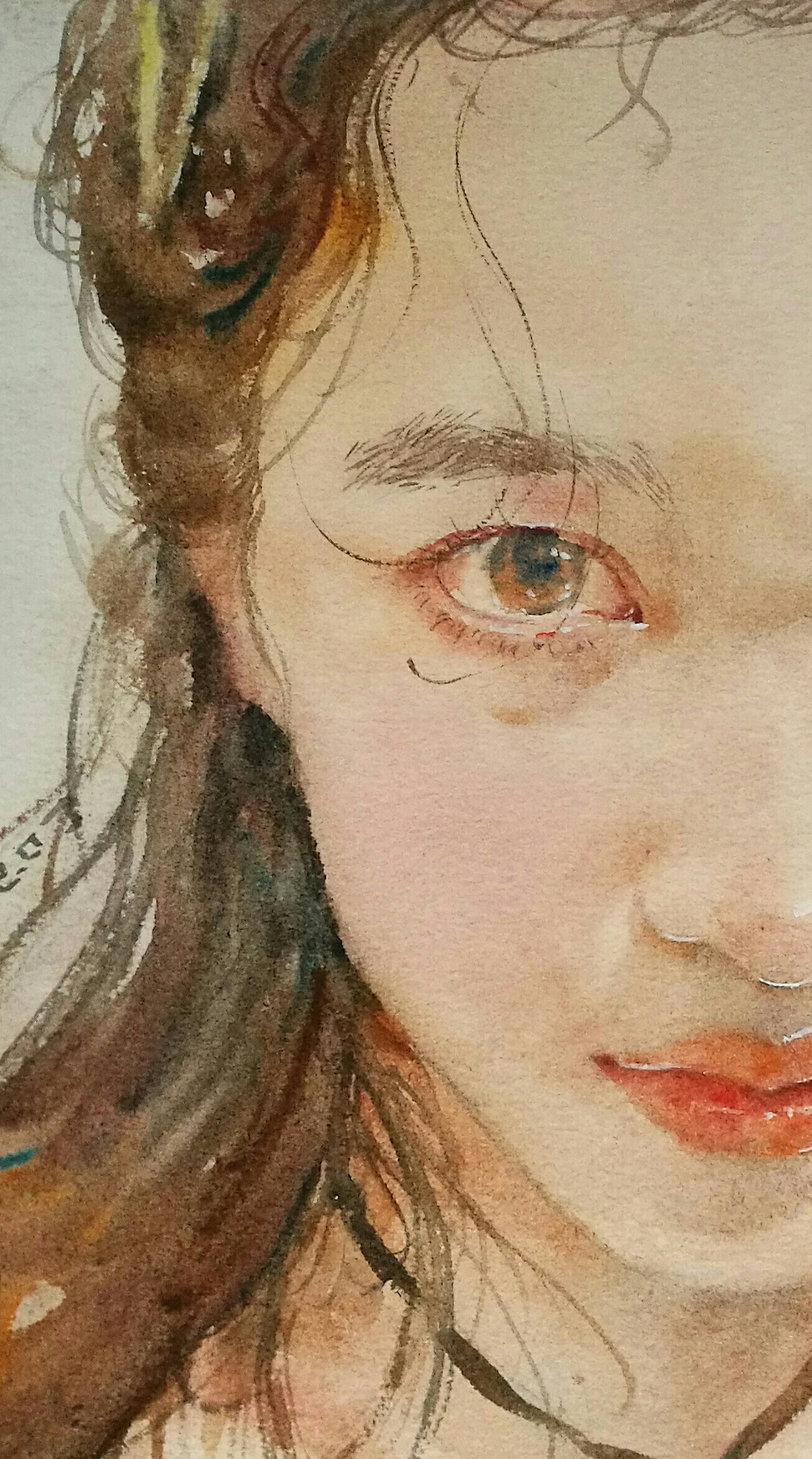 凝眸（图ZNjU1MDY5NzY=） - 绘画 - 站酷设计师龚志宇原创素材 - 站酷ZCOOL