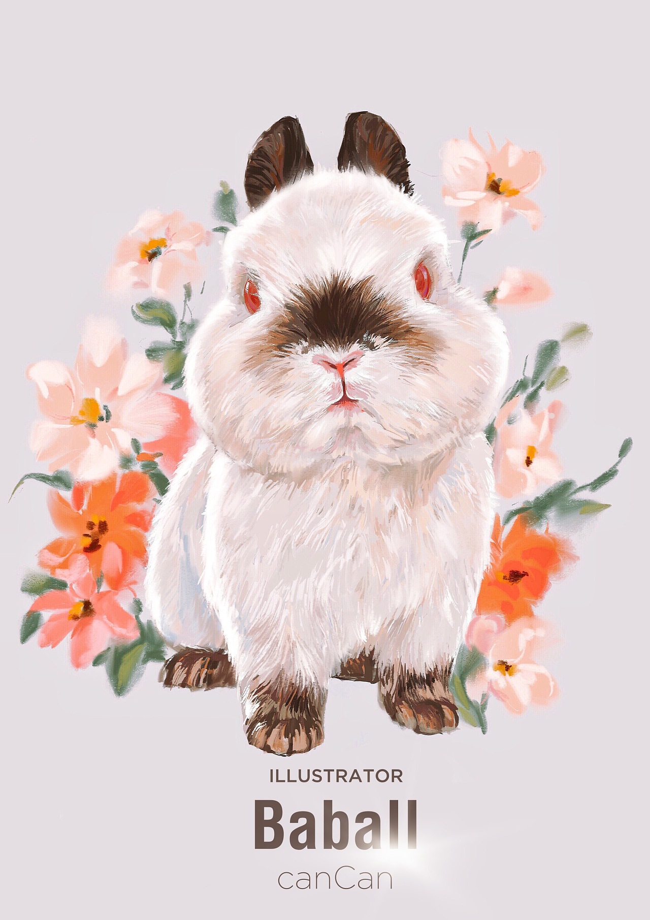 cancan画每一张宠物画都在讲一个故事