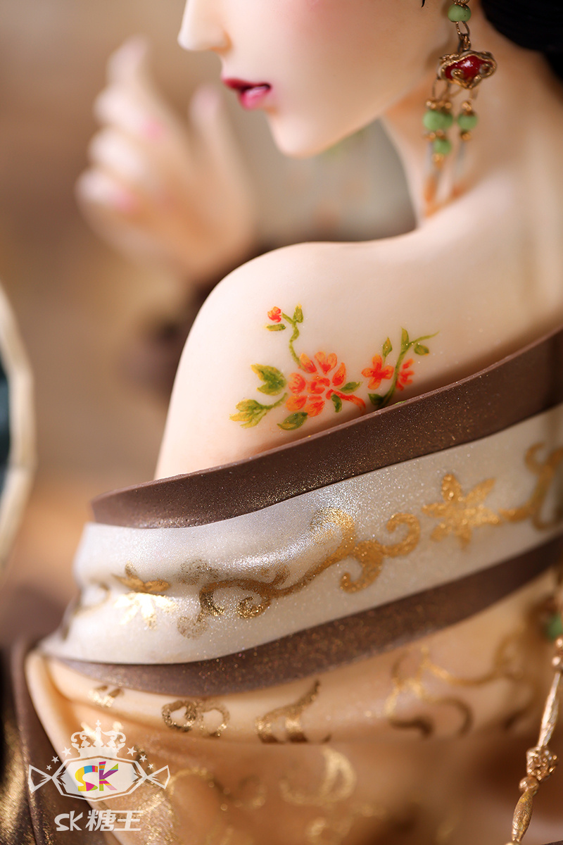 可以吃的手办 | 纯手工制作国风翻糖人偶蛋糕花舞霓裳