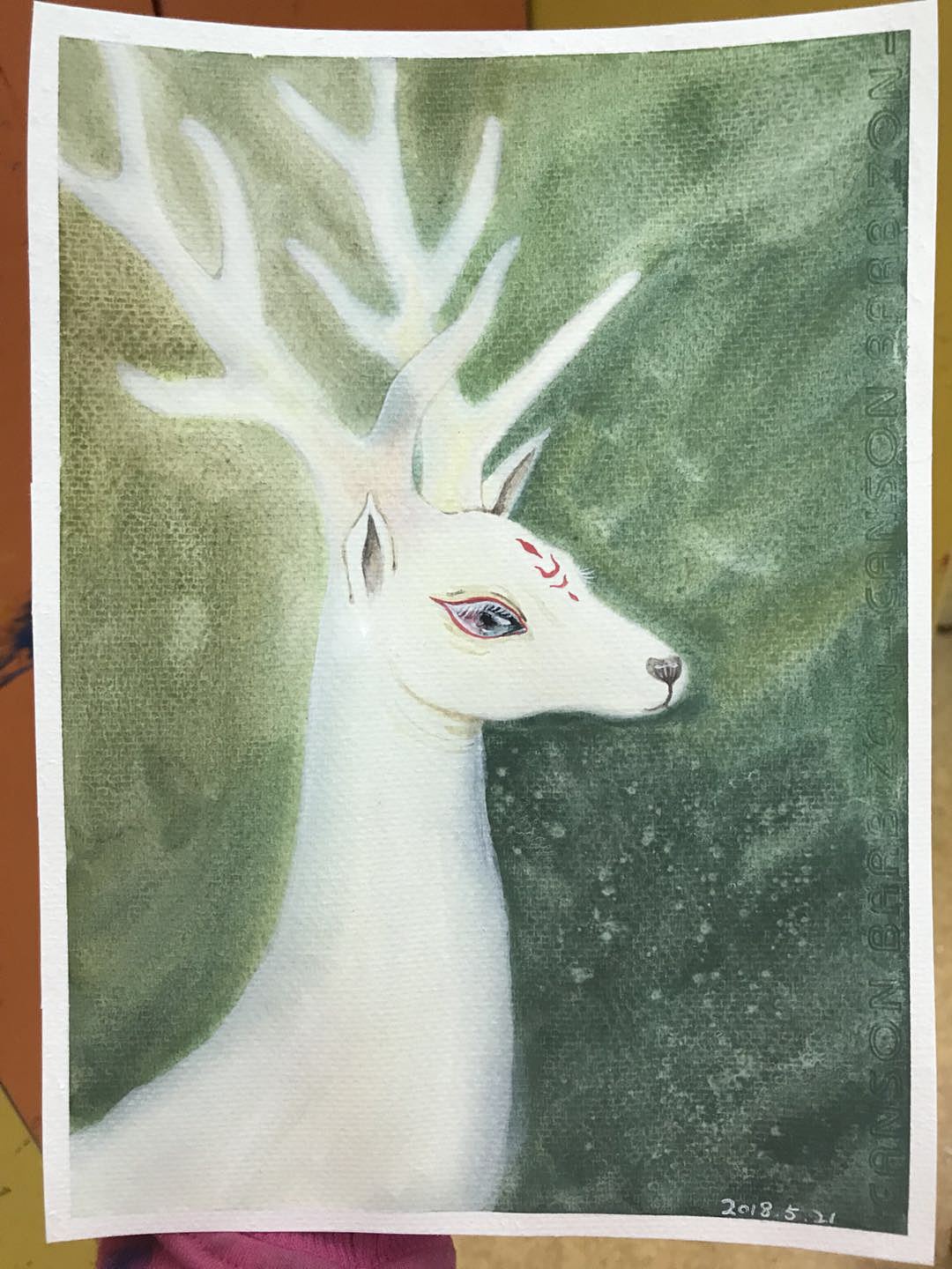 尝试的水彩作品