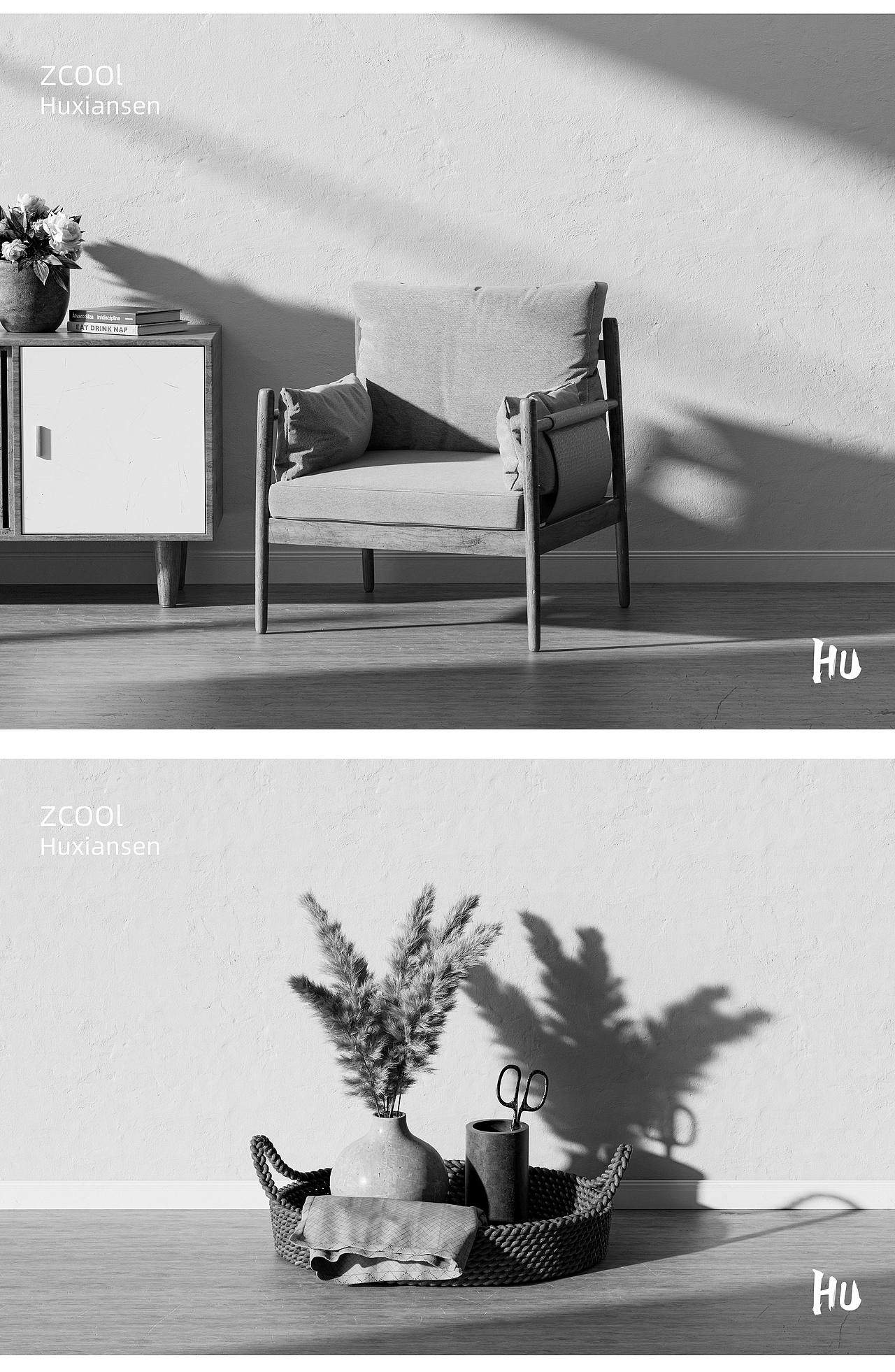 超写实渲染 oc场景渲染 陶瓷渲染 花渲染