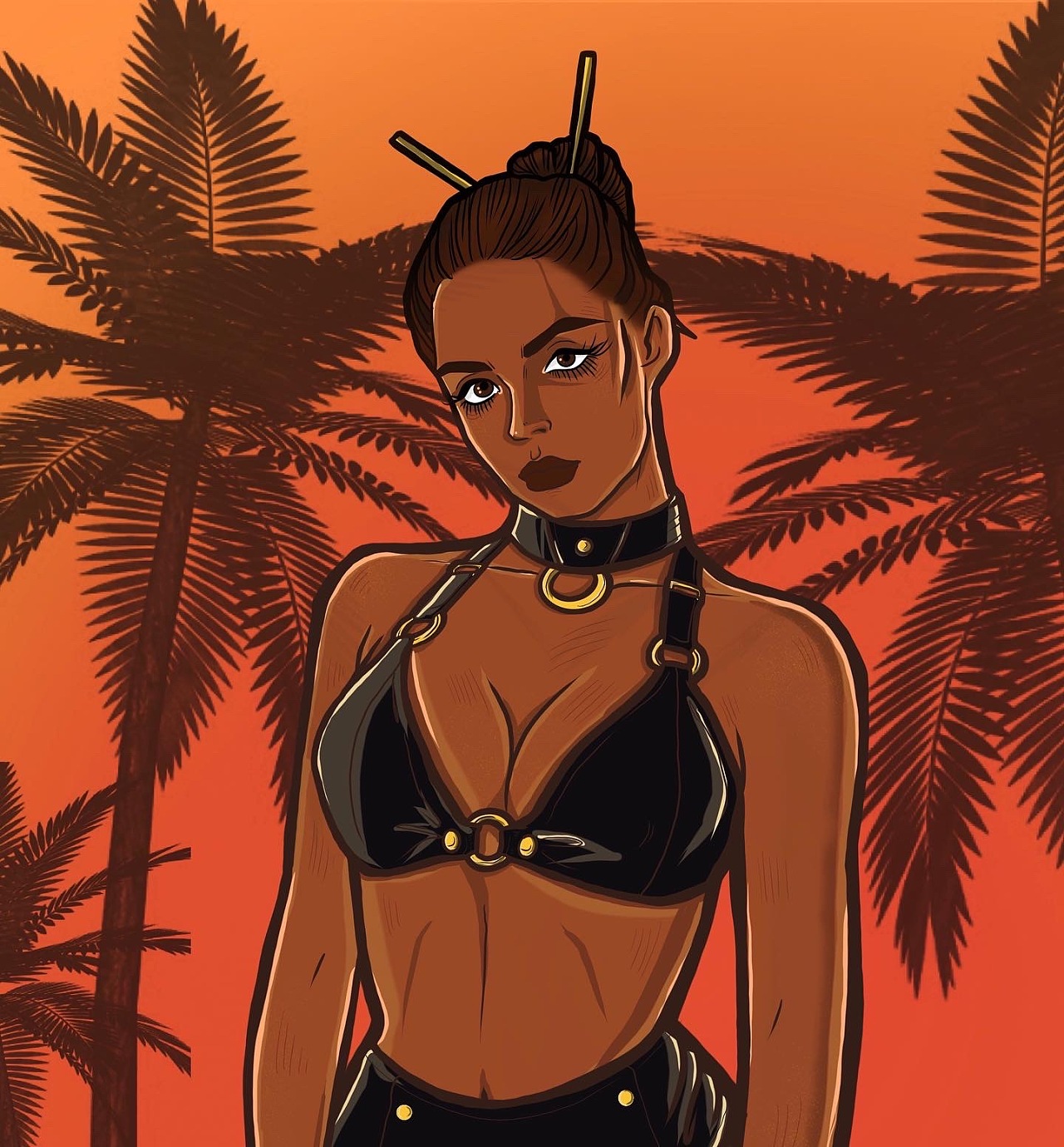 100张gta风格人物插画挑战|插画|新锐潮流插画|la807soul - 原创作品