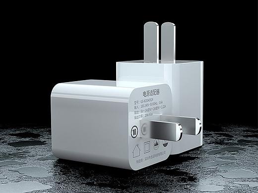 充电器详情产品OC渲染