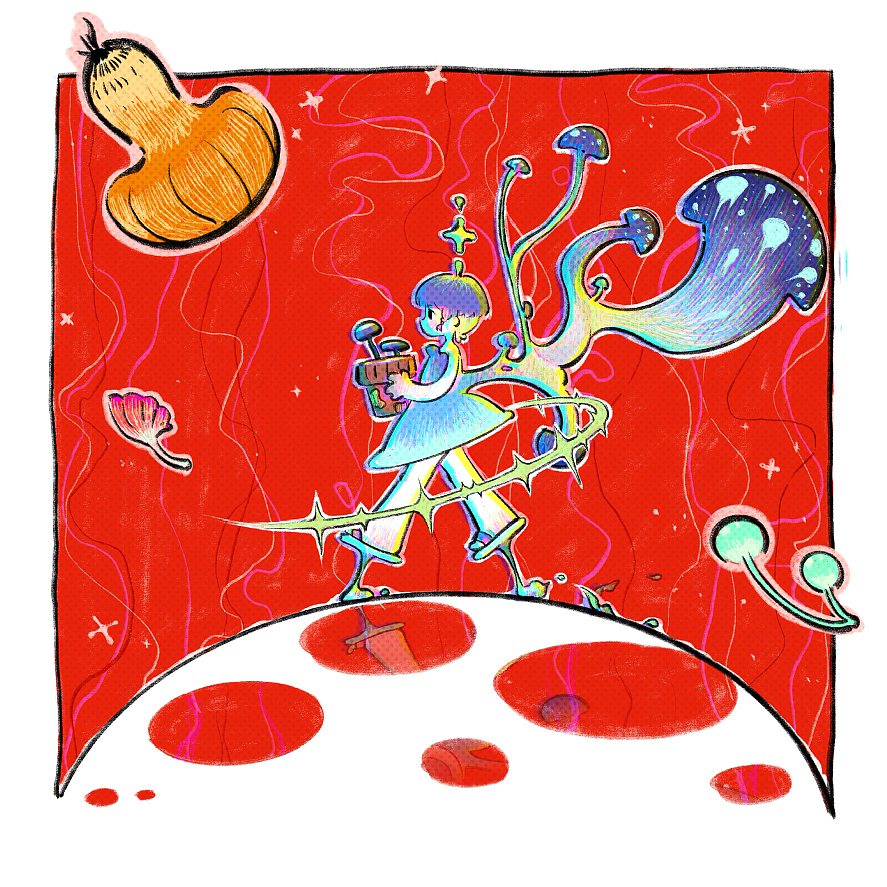 突变（图ZMzUzNTczMjY4） - 艺术插画 - 站酷设计师Babycherry十八原创素材 - 站酷ZCOOL