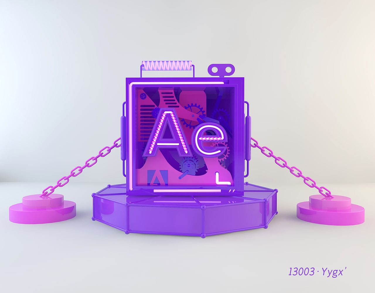 C4D练习（图ZMjMzMzU0ODY0） - 机械/交通 - 站酷设计师Z71311072原创素材 - 站酷ZCOOL