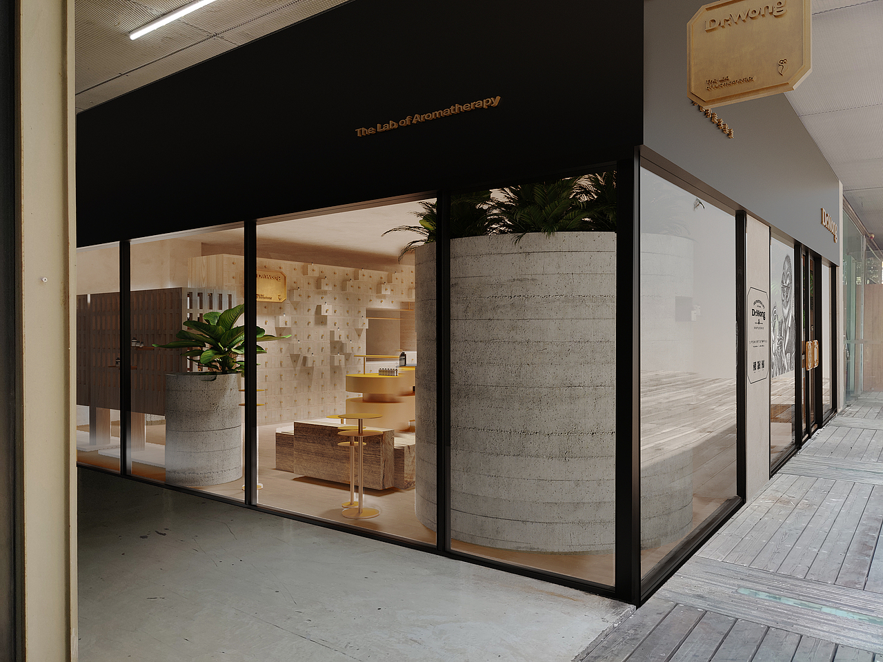 深圳华侨城创意园Dr.Wong店面设计