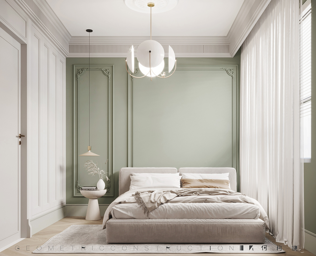 法式奶咖系大平层设计,优雅梦幻小资情调~