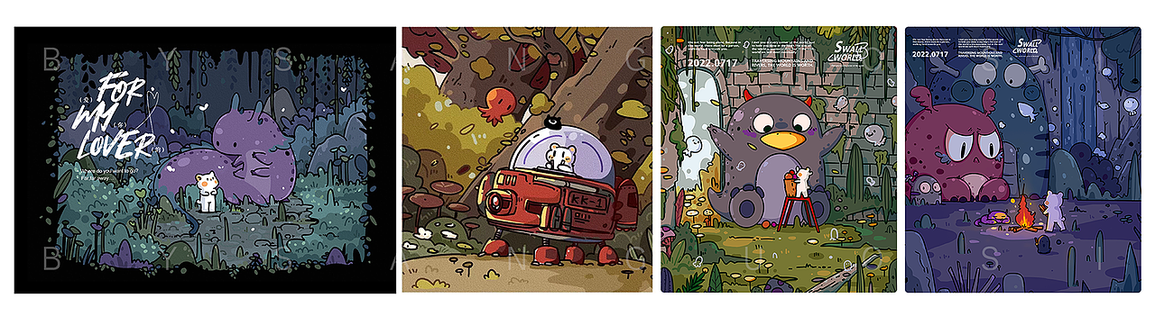 上半年作品整理（圖ZMzEwNzMwMzY4） - 商業(yè)插畫 - 站酷設(shè)計(jì)師熊三果四原創(chuàng)素材 - 站酷ZCOOL