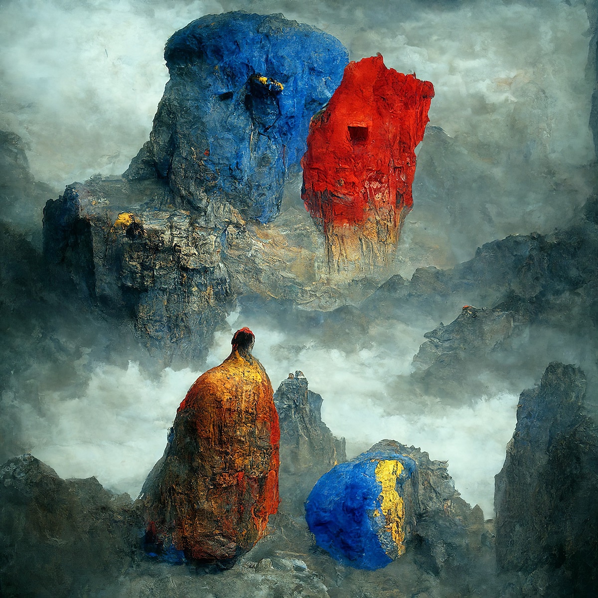 #语镜# 红黄蓝系列【爱智岛数字艺术展】(图ZMzAyNDQ3OTMy) - 实验艺术 - 站酷设计师北邦原创素材 - 站酷ZCOOL
