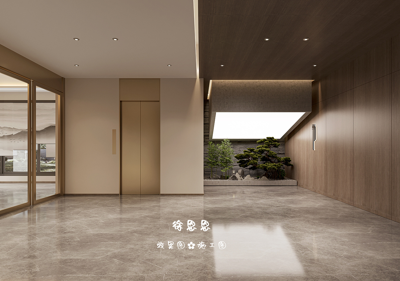 美容院设计~禅意的清灵空明