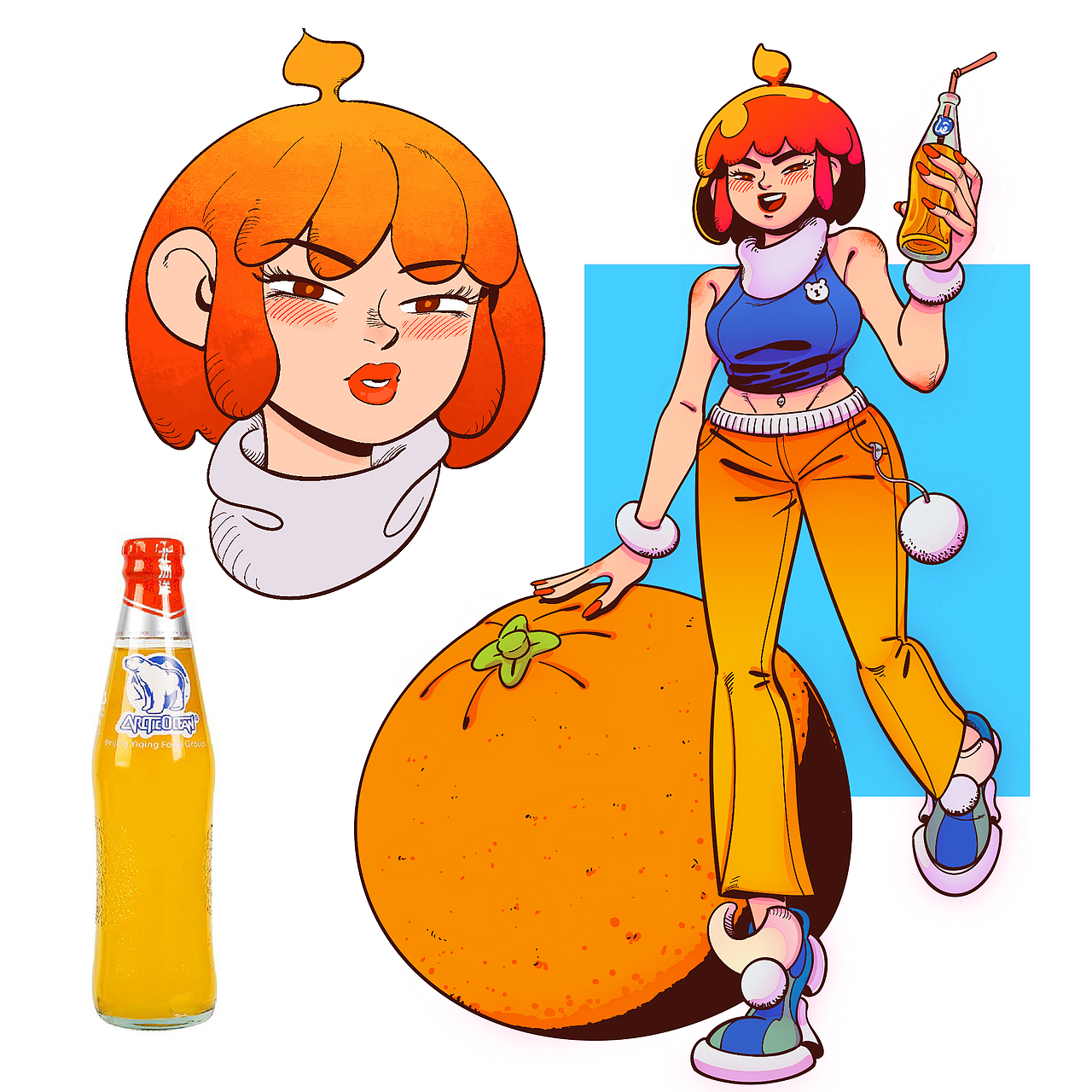 国产小零食拟人创作/personification