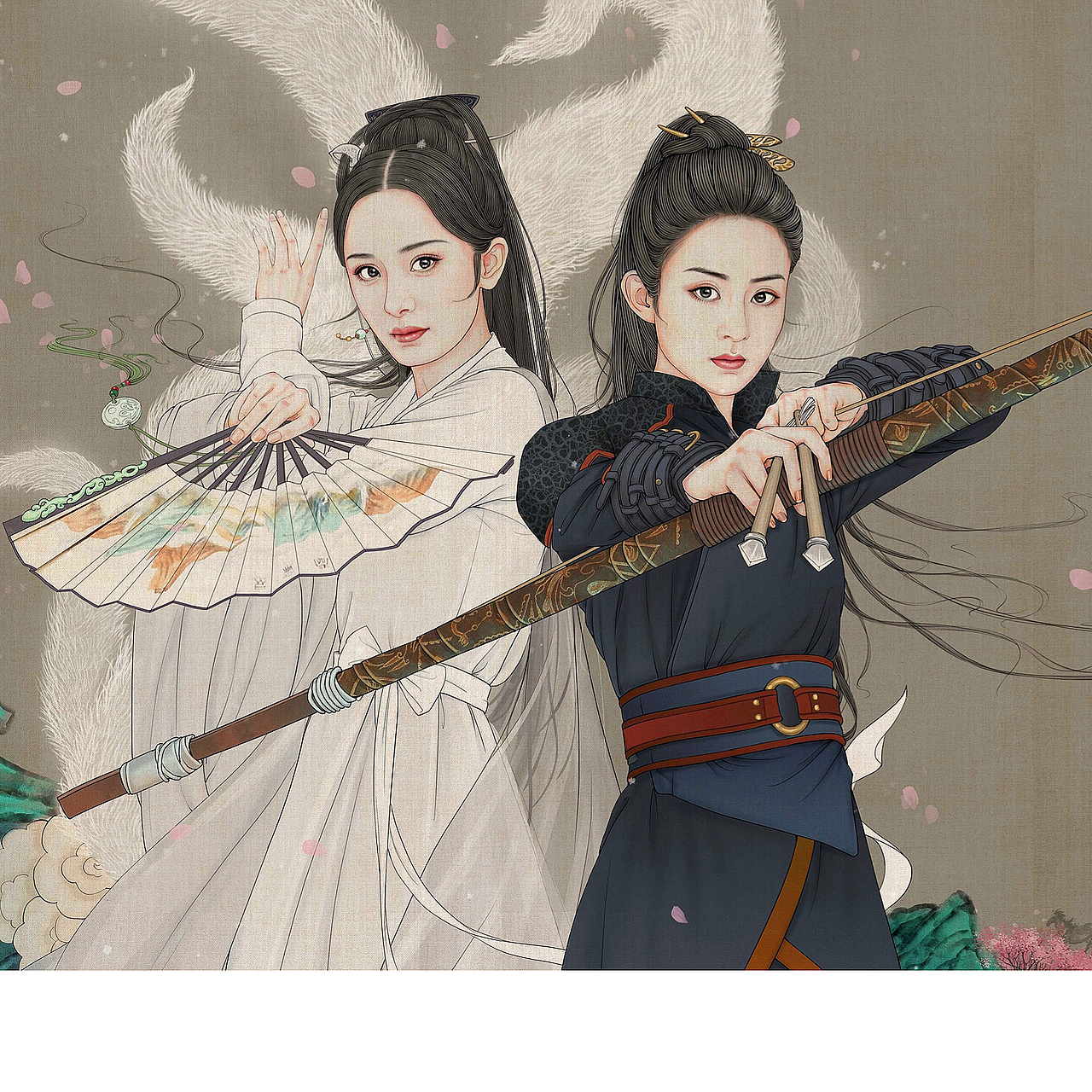 千景绘（图ZMTA4NTM4NzM2） - 艺术插画 - 站酷设计师千景绘studio原创素材 - 站酷ZCOOL