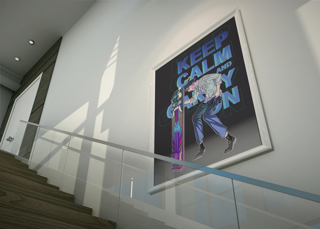 keep calm and carry on（圖ZMjg4NDU1NDky） - 新銳潮流插畫(huà) - 站酷設(shè)計(jì)師呢了個(gè)老喃原創(chuàng)素材 - 站酷ZCOOL