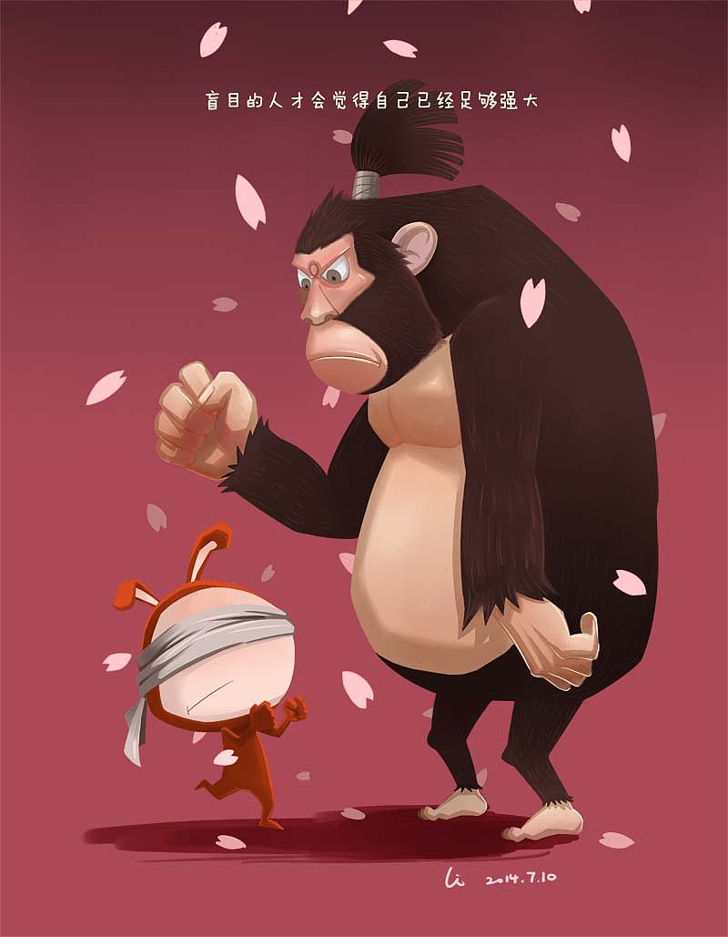 时光（7月）（图ZMTg0NDQ3OTI=） - 艺术插画 - 站酷设计师狐狸古原创素材 - 站酷ZCOOL