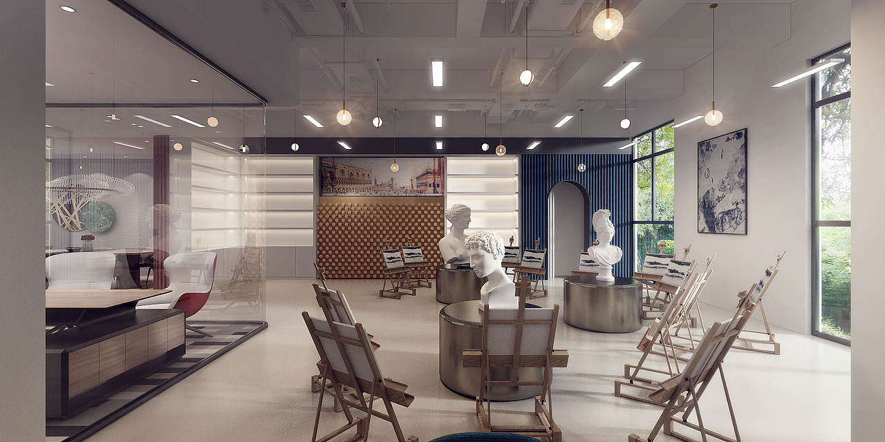 艺术培训中心室内设计案例