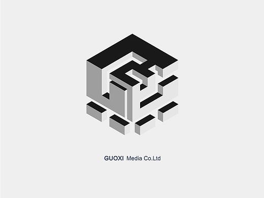 CUBE立方体为基础的 LOGO 品牌视觉设计 - 国熙传媒