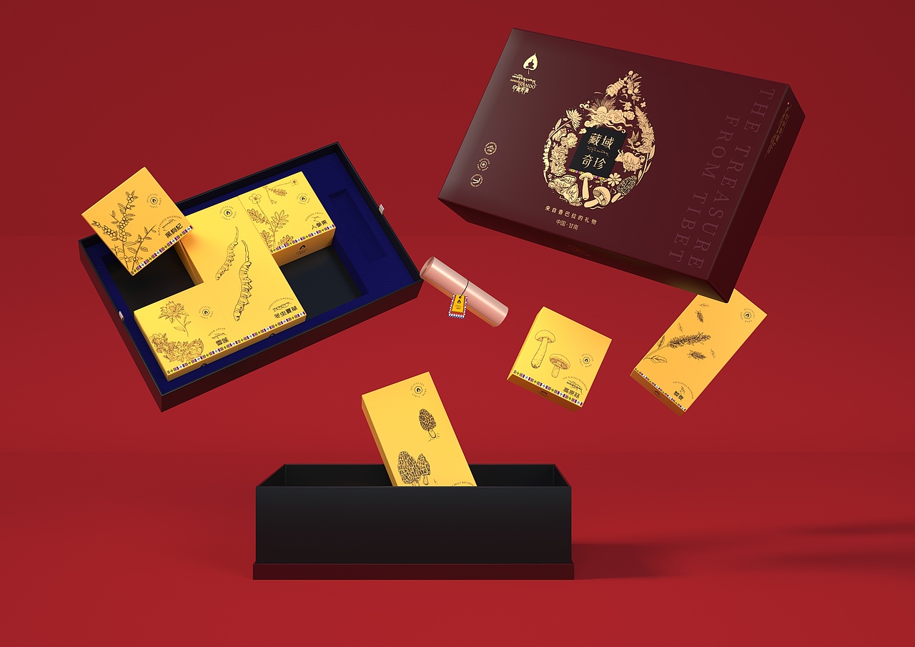 印象安多·藏蜜/藏八宝包装设计丨西林原创（图ZMTUwNjgyMDgw） - 包装 - 站酷设计师西林杰客原创素材 - 站酷ZCOOL