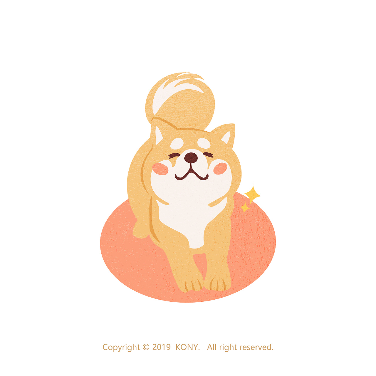 可爱柴犬|插画|创作习作|不吃青菜k - 原创作品 - 站酷 (zcool)