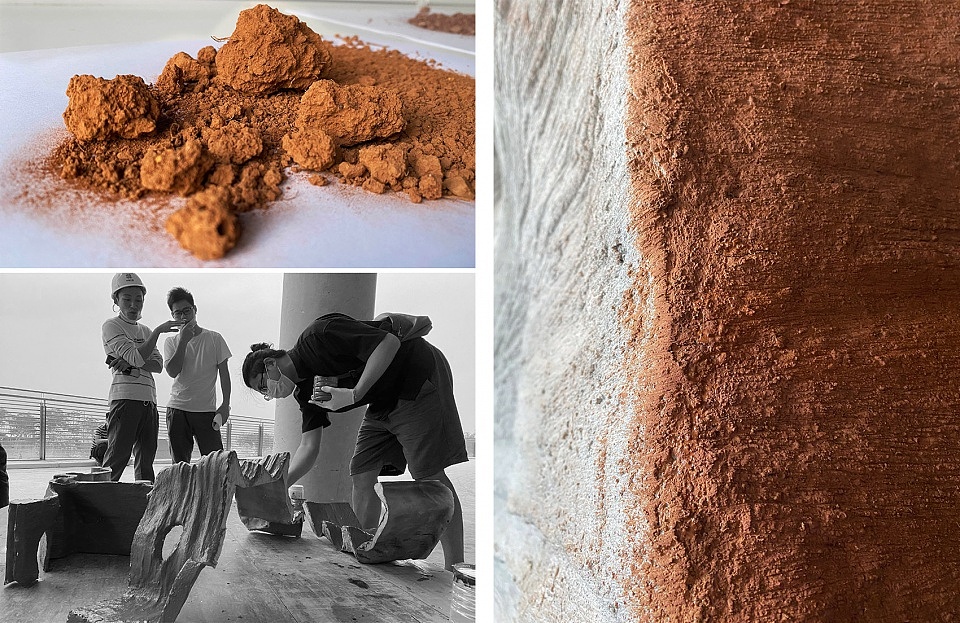 挑战：峡谷空间造型的具象与抽象如何平衡？太抽象过于光滑显得现代而缺乏原始力量，而太具象容易做成所谓的“游乐园“效果；技术上如何有效把控并实现原初空间构想；如何实现原始力量感与现代感的平横；如何携同匠人们对装饰混凝土造型及着色进行实验。